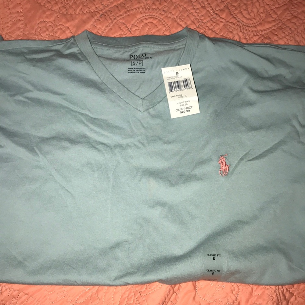 NWT Polo Ralph Lauren v-neck tee
